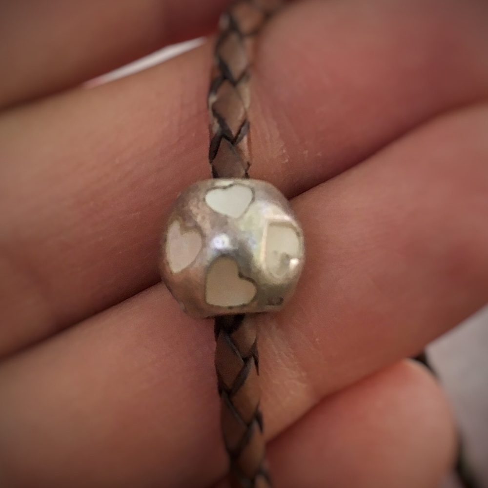 Pandora Love You White Enamel